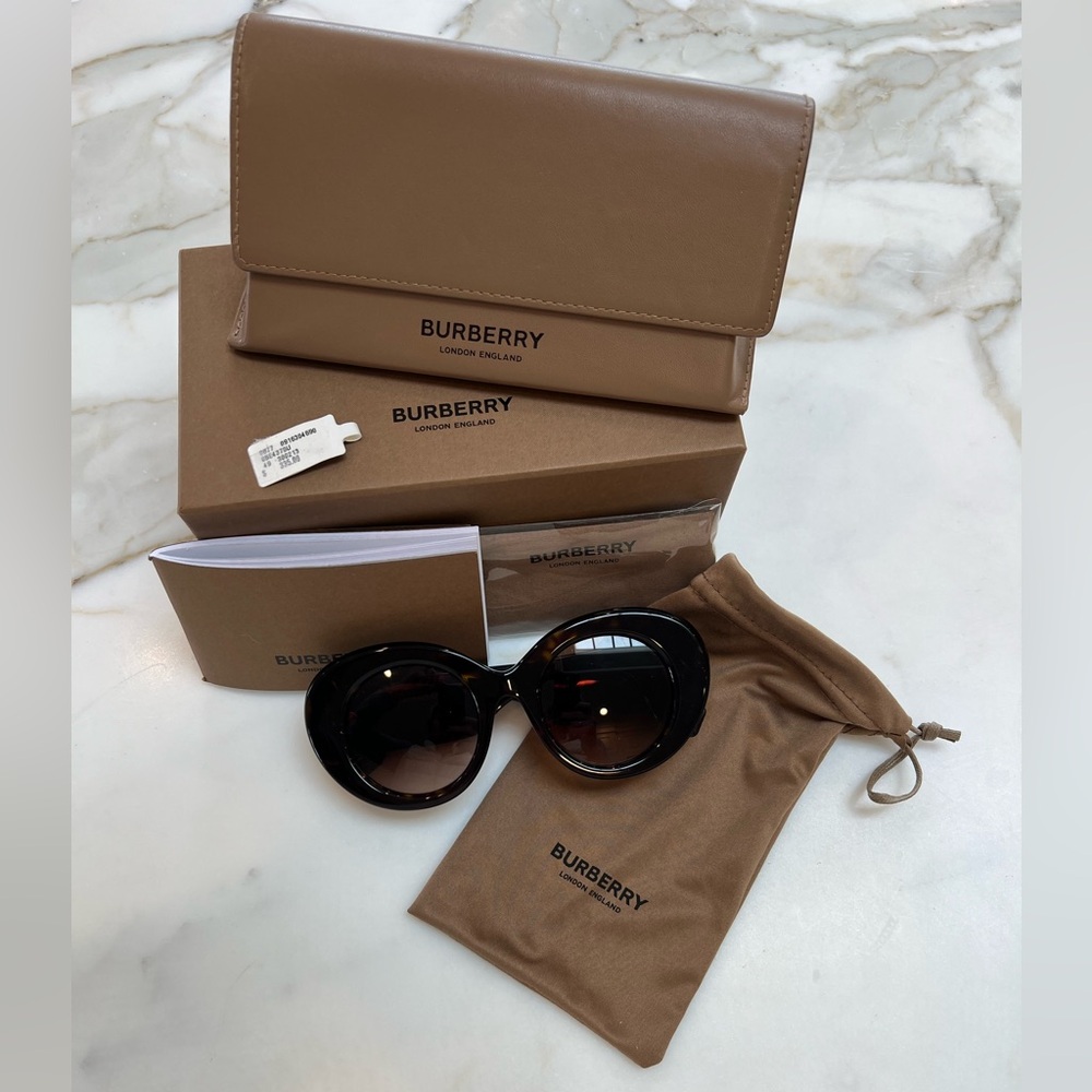 Burberry Black Oversized Sunglasses